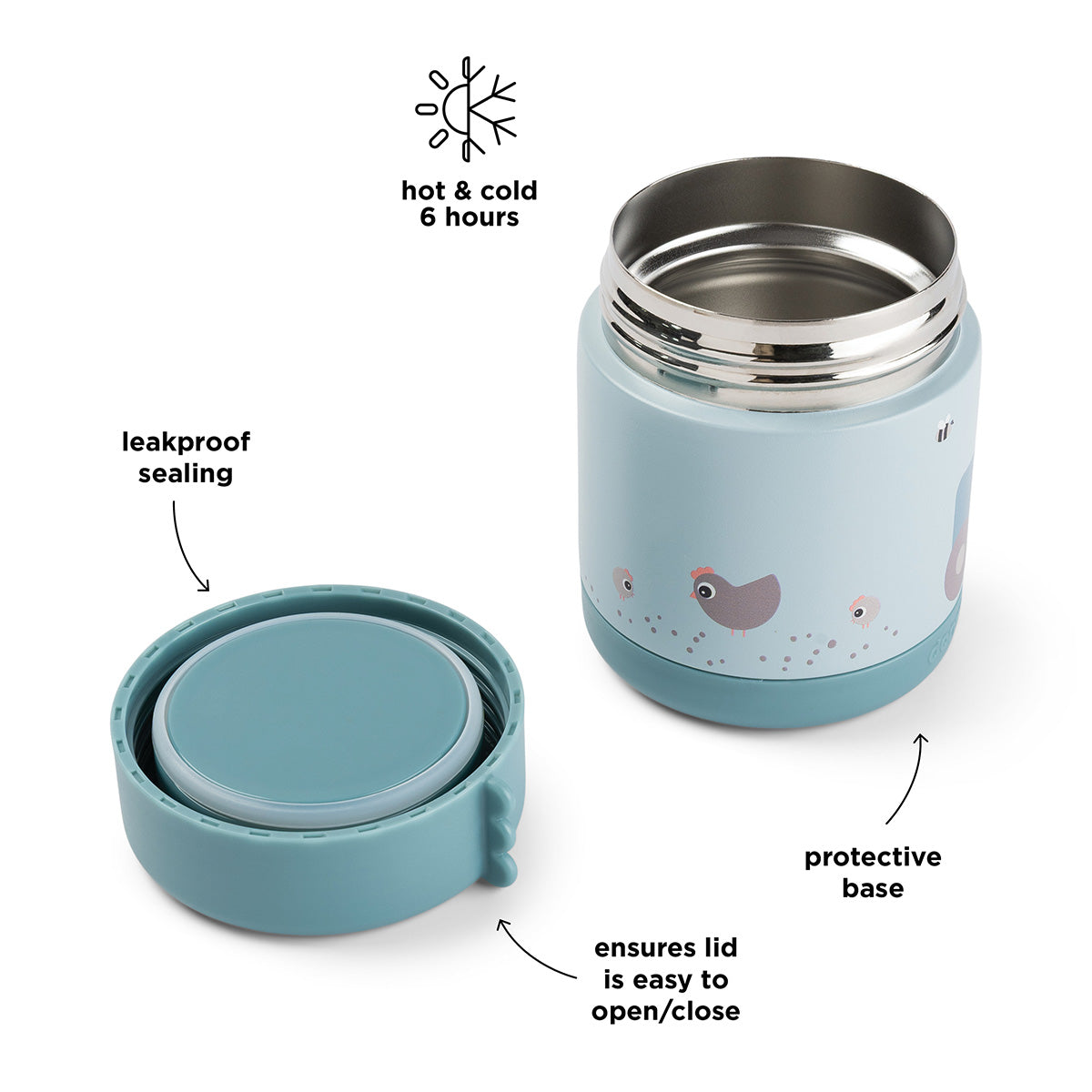 Insulated food jar